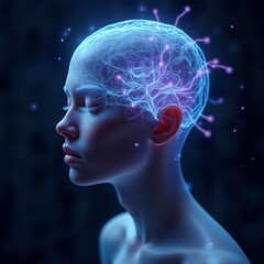 Obraz premium Human brain