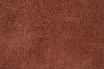 brown suede from back side of leather texture background