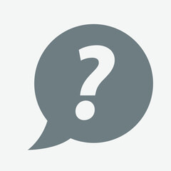 Question mark icon, inquiry symbol, help, support, simple, clear, modern.