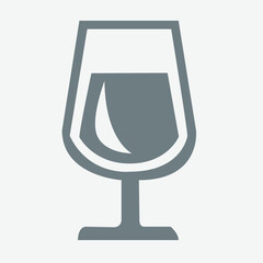 Fractured glass icon, fragile symbol, delicate item, caution, warning, safety.