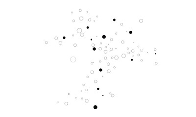 A beautifully crafted vector background with numerous tiny black circles results in a captivating, artistic, and visually rich pattern ideal for innovative and modern design projects.

