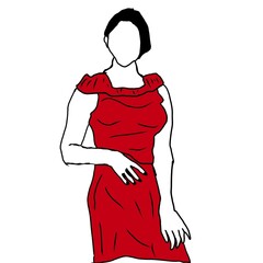 silhouette of a woman