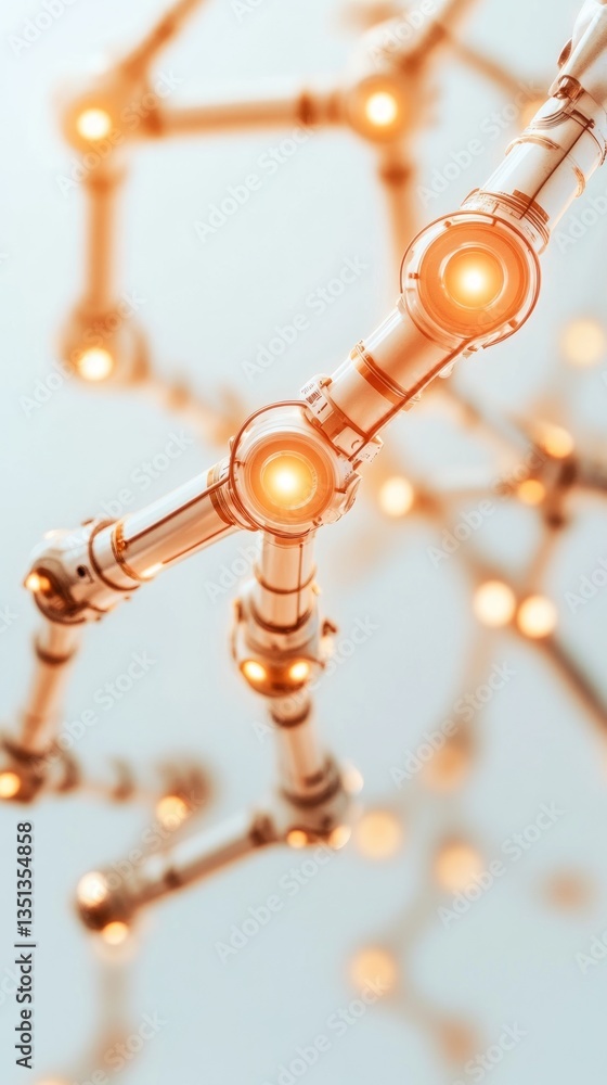 Poster exploring the integration of robotic arms in modern technology and their impact on daily tasks and a
