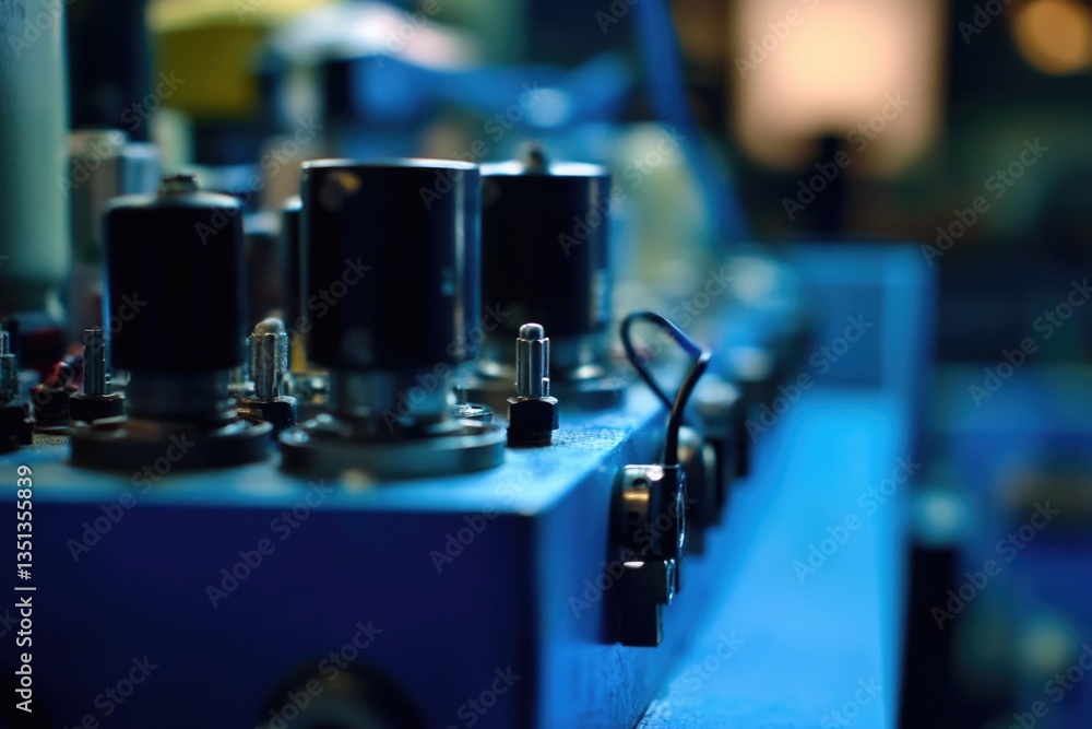 Poster close-up of various electronic devices and components