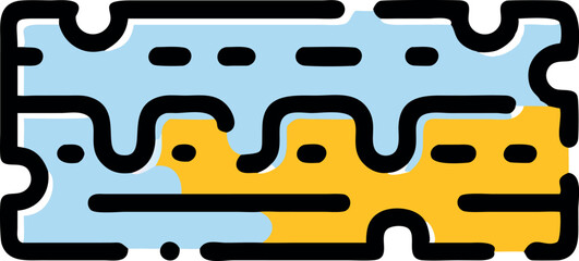 Ilustración de un modulo de memoria RAM para hardware de computadora. Textura.