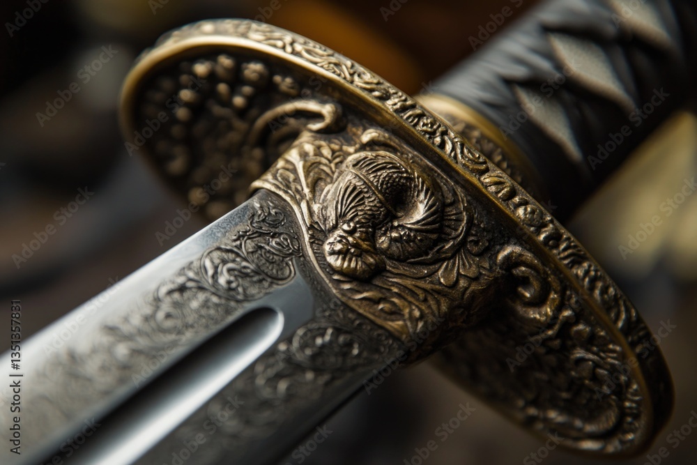 Poster a sharp knife lies flat on a table, ready for use