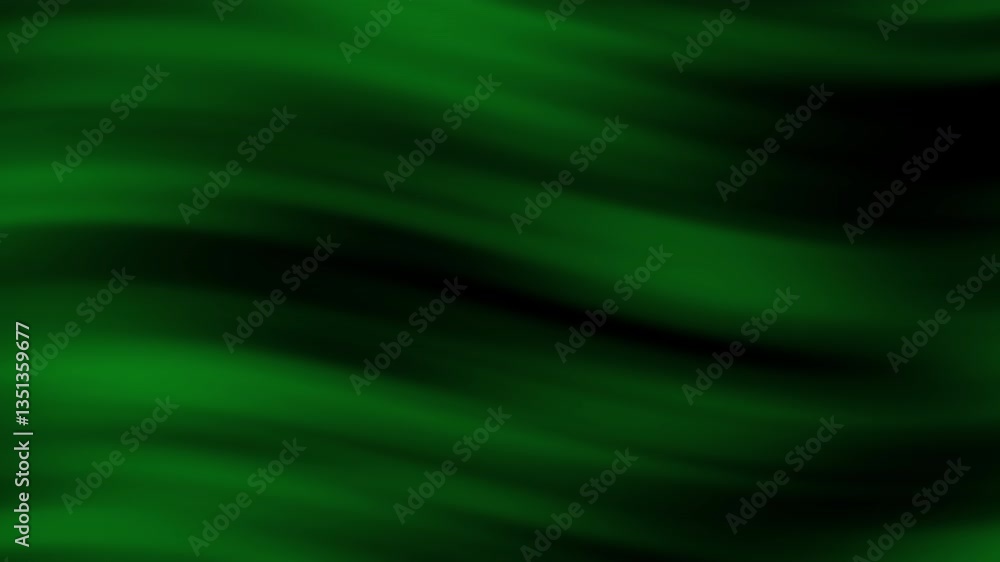 Poster flowing green gradient with subtle motion and smooth texture for background use in various design pr