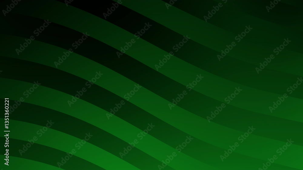 Poster Abstract Green Gradient Background with Smooth Motion Texture and Elegant Waves Creating a Modern and Dynamic Visual Effect