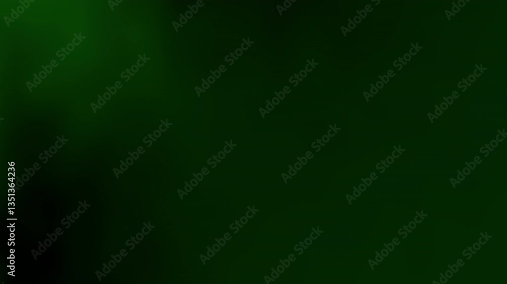 Poster Abstract Green Gradient Background with Subtle Movement and Depth of Field for Textured Visual Effects and Dynamic Graphic Design