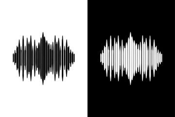 Low-Frequency Sound Wave Icon Clean Vector Design.