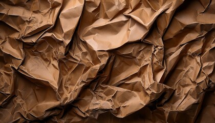 Obraz premium brown crumpled paper for historical past photograph