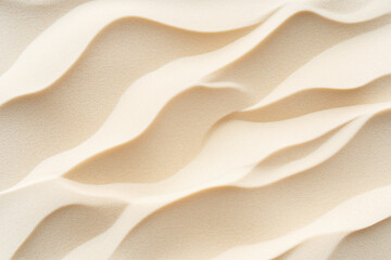 Close-up of undulating sand dunes