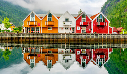 Das verträumte Städtchen Mo in Norwegen © Harald Tedesco