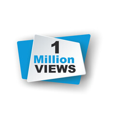 Download this Views Celebration Thumbnail Golden Banner Set 1M, 1 Million Views, 1M Views, 1M Views eps vector file29.ai