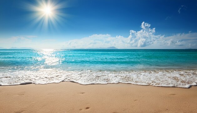 sommer sonne strand und meer im urlaub