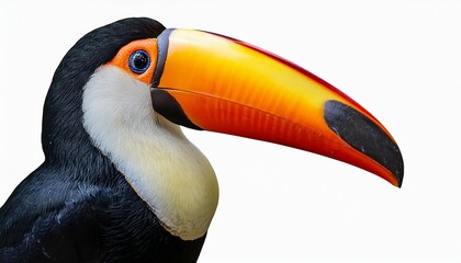 toucan fowl on a obvious history isolated history