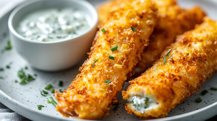  Fish finger hot dogs with gherkin and tartar sauce