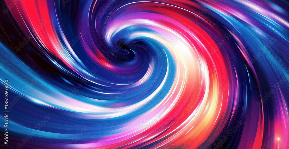 Wall mural abstract background with swirling colors and lines, creating an energetic visual effect
