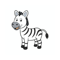 Fototapeta premium zebra vector illustration