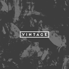 Vintage style vector background. Dark marble texture. Black stone background