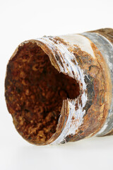 galvanized pipe  100 mm diameter broken by corosion and water pressure for along time