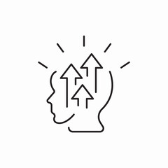 Creative idea lightbulb innovation icon vector sign
