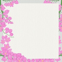 Mexican Creeper flower on Simple background