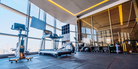 City Sky Hotel Gym Interior Space