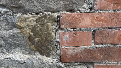 Old brick wall texture. Abstract background for design with copy space.