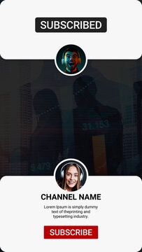 Sliding Notification With Subscribe Button
