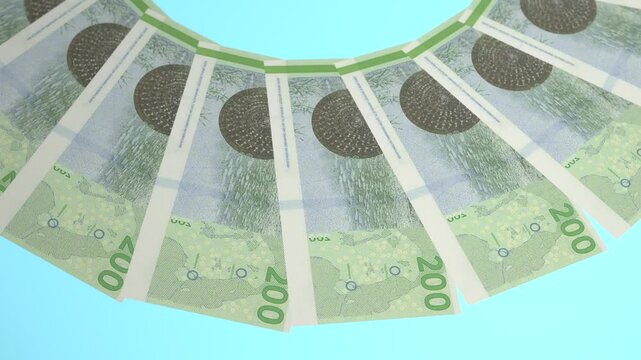 Elevated Looping Design 200 Krone Curency of Denmark