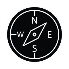 compass icon. vector illustration