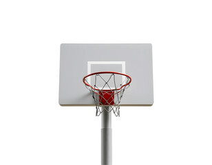 Naklejka premium Basketball Hoop with Backboard