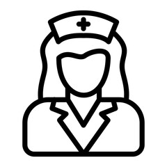 Vector Design Nurse Icon Style