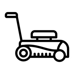 Vector Design Lawn mower Icon Style