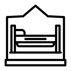 Vector Design Accomodation Icon Style