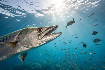 Fototapeta premium shark in the water