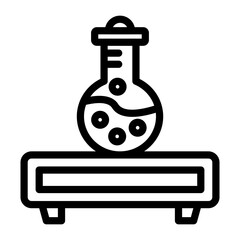 Beaker Stand Icon Style