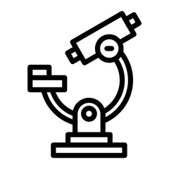 Miscroscope Icon Style