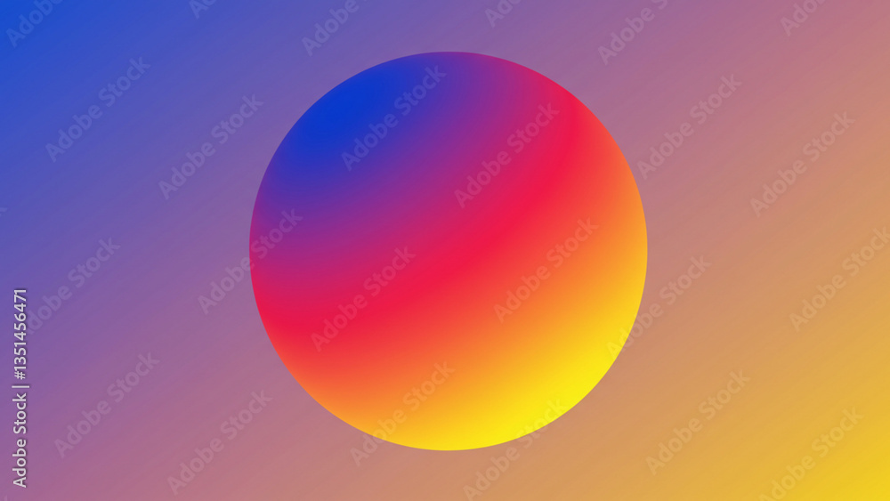 Poster transform your project with a striking grainy gradient background that seamlessly blends blue, red, 