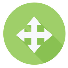 Obraz premium Direction variants icon representing multiple navigation options, movement, or pathways.