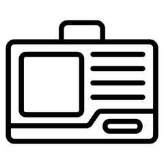 ID Card Icon Style