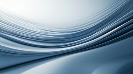 Abstract Blue Swirling Waves Background