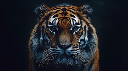 Fototapeta premium Powerful Tiger Close Up Wildlife Photography