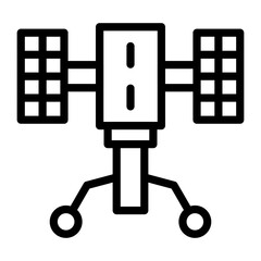 Hubble Telescope Icon Style