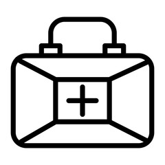 First Aid Kit Icon Style