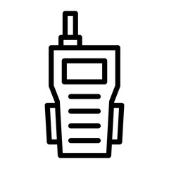 Walkie Talkie Icon Style