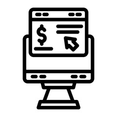 Pay Per Click Icon Style