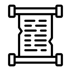 Pirate Scroll Icon Style