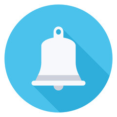 Bell icon representing notifications, alerts, communication, and attention-grabbing sounds.